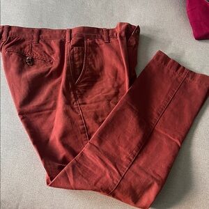Brooks Brothers Men's Brick Red Chinos